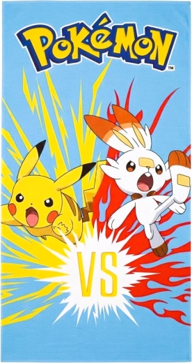 Schnelltrocknendes Handtuch Pokémon Pikachu und Scorbunny