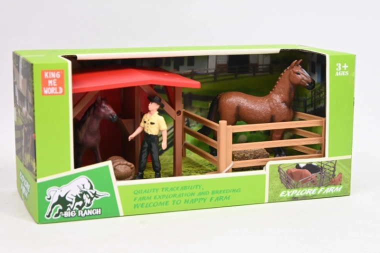 Figuren-Spielset mit Zaun