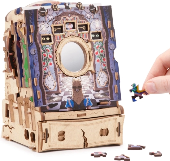 iDventure Alices geheime Schatulle – hölzernes Knobel-Puzzle und Escape-Spiel