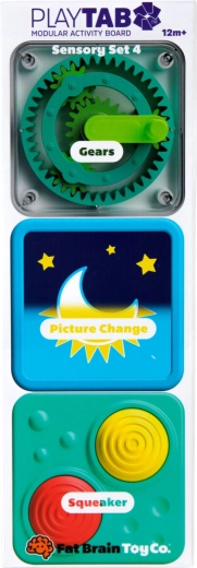 Fat Brain Sensorik-Spielset PlayTab Tile Set 4
