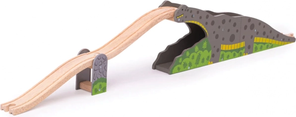 Dinosaurierbrücke Bigjigs Rail für Holzeisenbahnen