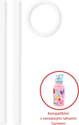 Ersatztrinkhalme für die Edelstahlflasche SKIP HOP, 2 Stk.
