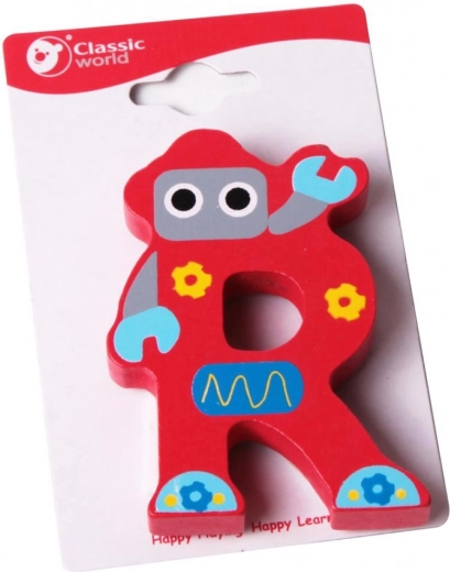 Holzbuchstabe R CLASSIC WORLD