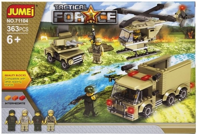 Bausatz Jumei Tactical Force – taktische Einheiten 363 Teile - 1 Stück