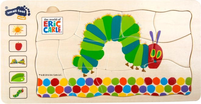 Small Foot Holz-Lagenpuzzle Die kleine Raupe Nimmersatt