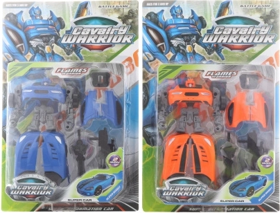 Robotisches verwandelbares Sportauto