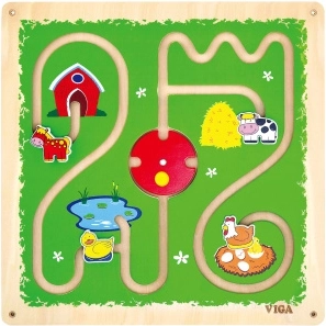 Holzwandlabyrinth – Tiere