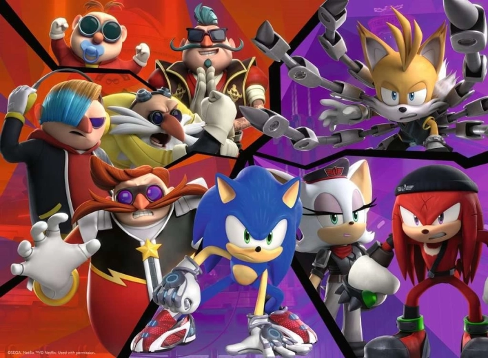 Ravensburger Kinderpuzzle Sonic Prime 100 Teile