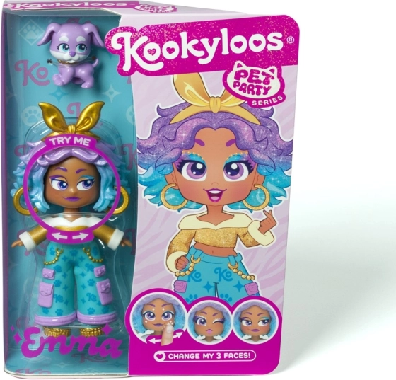 3 Gesichtsausdrücke per Klick