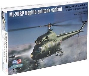 Kunststoffmodell des Hubschraubers Mi-2 Hoplite – Panzerabwehr-Version