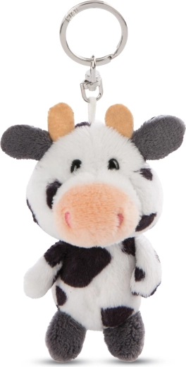 Plüsch-Schlüsselanhänger Kühe NICI Cowluna 10 cm – Reihe Green