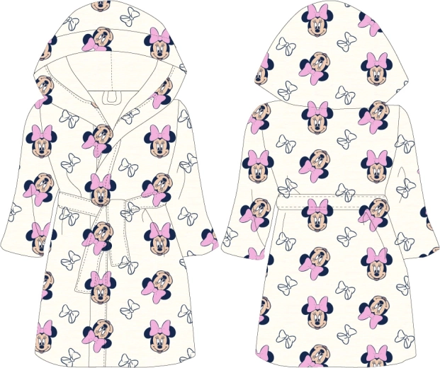 Disney Minnie Mouse Mädchen-Bademantel (98–128 cm) - 1 Stück