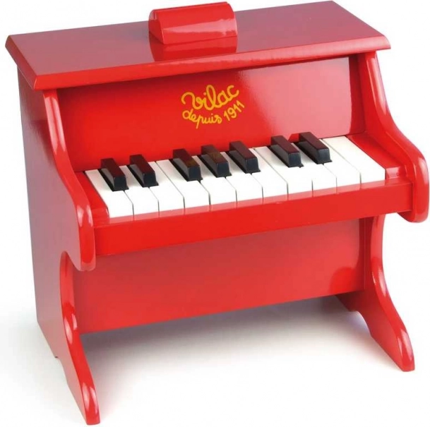 Vilac rotes Kinderklavier aus Holz