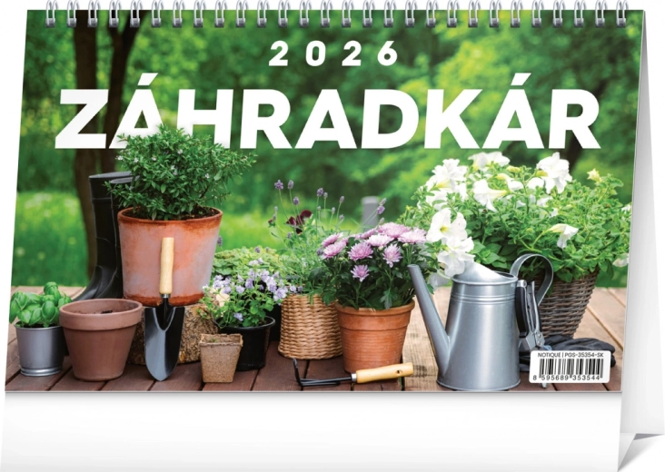 Tischkalender Gärtner für das Jahr 2026