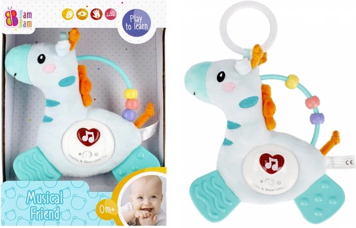 Musik-Giraffe 4-in-1 mit Beißring