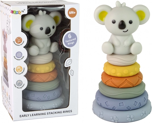 Silikonpyramide mit Koala für Kinder