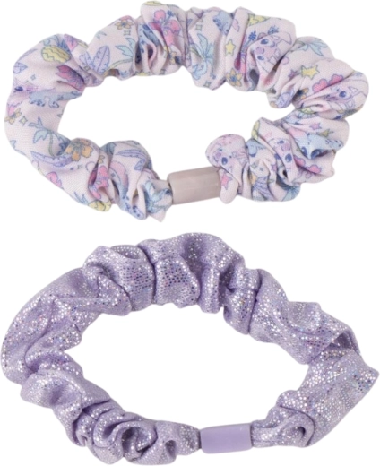 Stoff-Scrunchies für schonendes Zusammenbinden der Haare