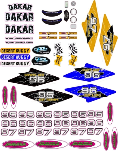Dekorfolie Dakar