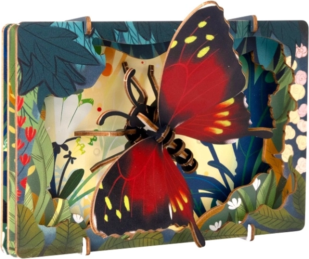 EscapeWelt 3D Holzpuzzle Schmetterling