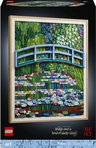LEGO Art Claude Monet – Brücke über einen Seerosenteich