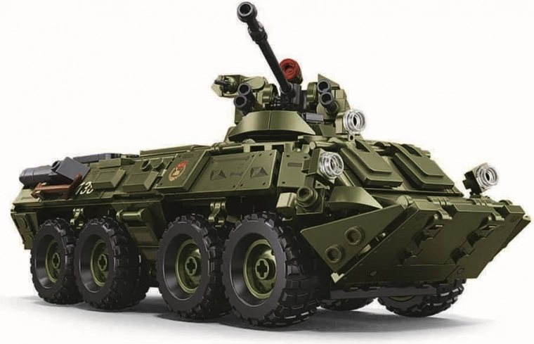 Militärbausatz Sluban BTR-80AS im Maßstab 1:35
