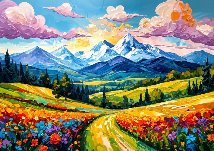 Enjoy Puzzle Blumental 1000 Teile