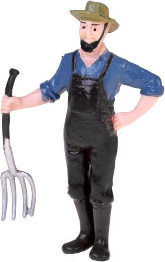 Bauer mit Zubehör