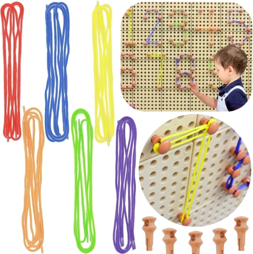 Masterkidz Set mit Stiften und Schnüren für die wissenschaftlich-kreative STEM-Tafel