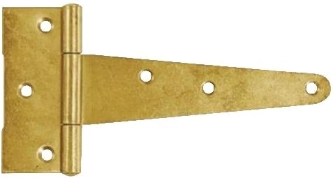 Dreiecksscharnier 150 × 35 × 80 × 2 mm, gelb verzinkter Stahl