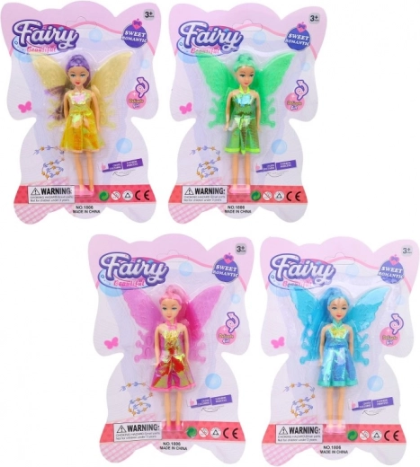 Fee Puppe 15,5 cm in 4 Farben