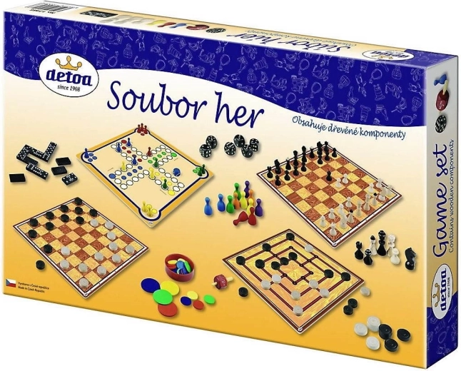 Detoa Spielesammlung für die ganze Familie