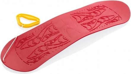 Kinder-Kunststoff-Snowboard 70 cm rot