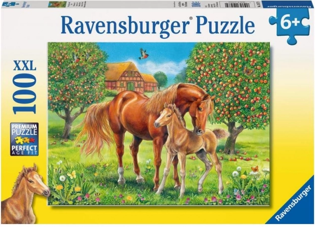 Puzzle Pferde auf der Weide XXL