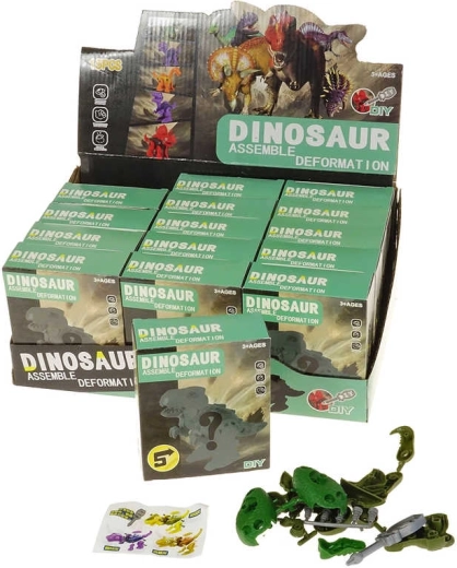 Dinosaurier-Schraubbausatz mit Werkzeug und Überraschung - 1 Stück