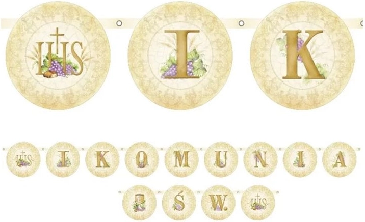 Banner „I Komunia Św.“ 13 × 200 cm