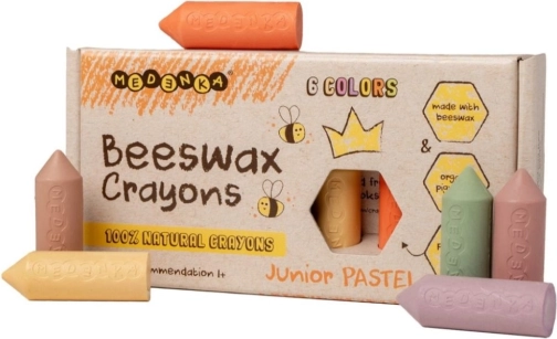 Natürliche Wachsmalstifte Junior Pastelka 6 Stk