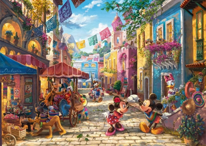 SCHMIDT Puzzle Mickey und Minnie in Mexiko 6000 Teile