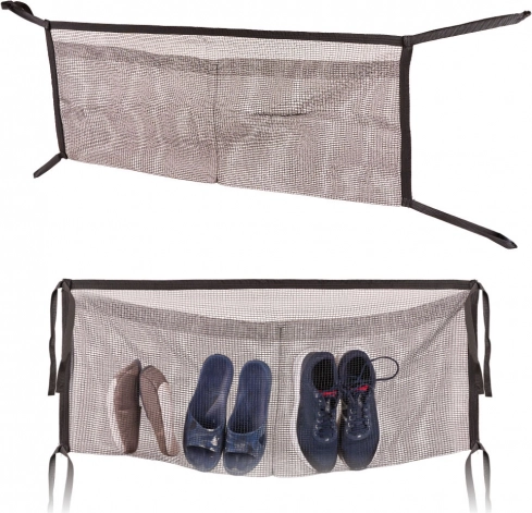Netztasche unter dem Trampolin – Organizer für Schuhe und Kleinigkeiten 110 cm