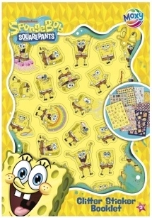 Stickerheft SpongeBob – glitzernde Sticker (8 Bögen)