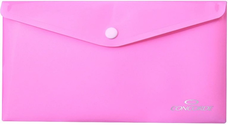 Dokumentenmappe mit Druckknopf DL pastellrosa CONCORDE