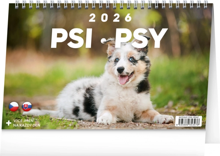 Tischkalender Hunde 2026