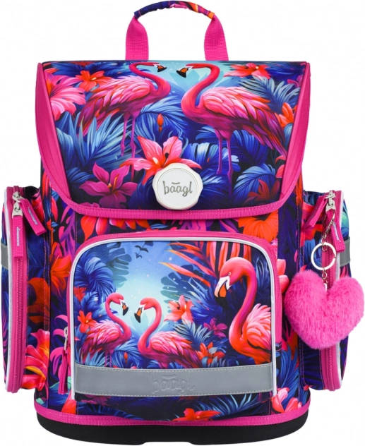 Schulranzen BAAGL ERGO Flamingos