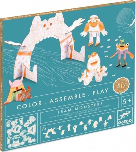 DJECO 3D-Set Monster-Team