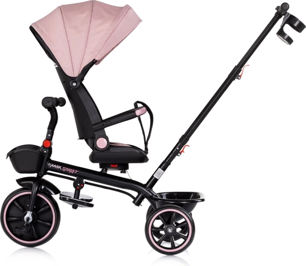 Wächst mit dem Kind – einfacher Umbau zum eigenständigen Dreirad