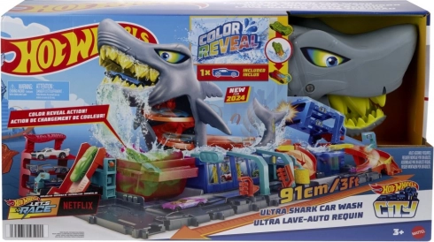 Hot Wheels City Ultra Waschstraße Hai
