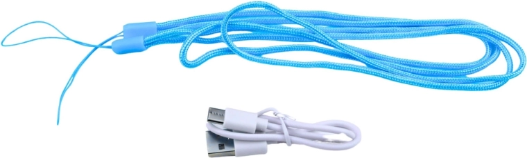 USB‑C-Laden und Tragen am Hals