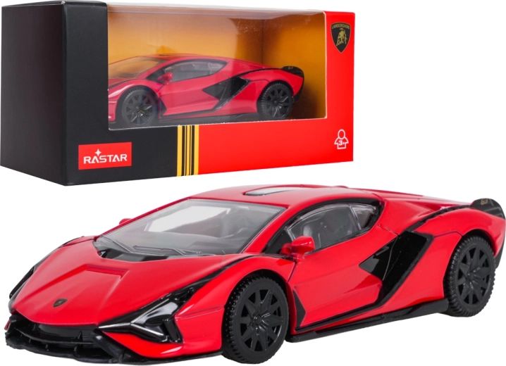 Metallmodell Lamborghini Sián RASTAR im Maßstab 1:43 – Rot