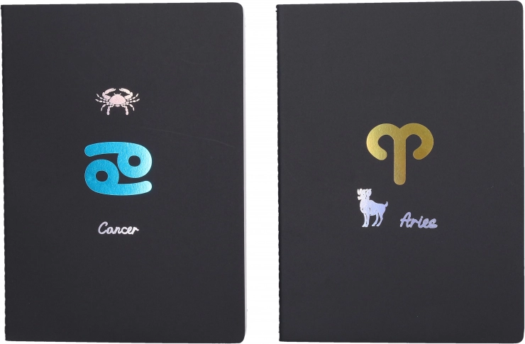 Liniertes Notizbuch Zodiac 18,5×25,5 cm