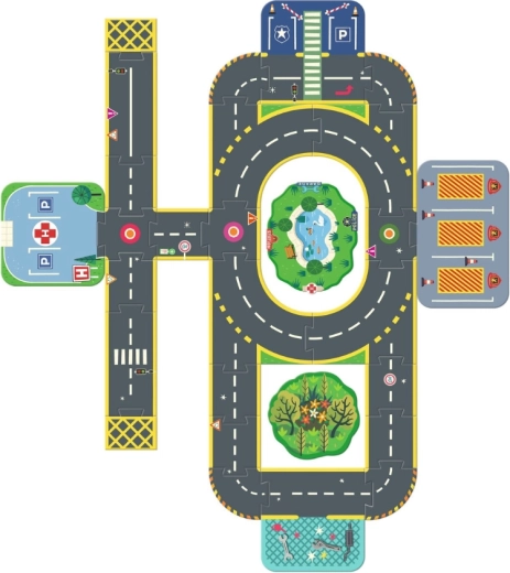 Modulares Straßensystem für endlose Kombinationen