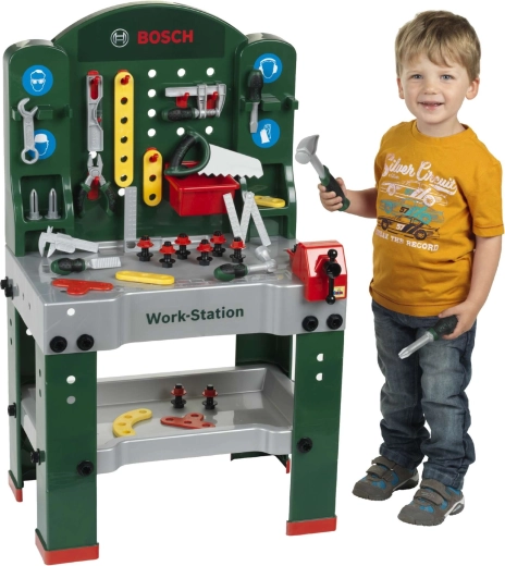 Outlet-Kinderwerkbank Bosch mini mit Werkzeug – defekt